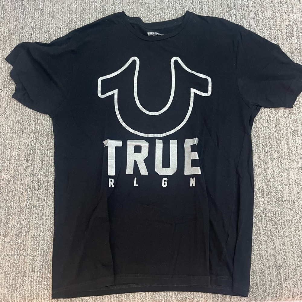 True Religion Metallic Shirt Size L